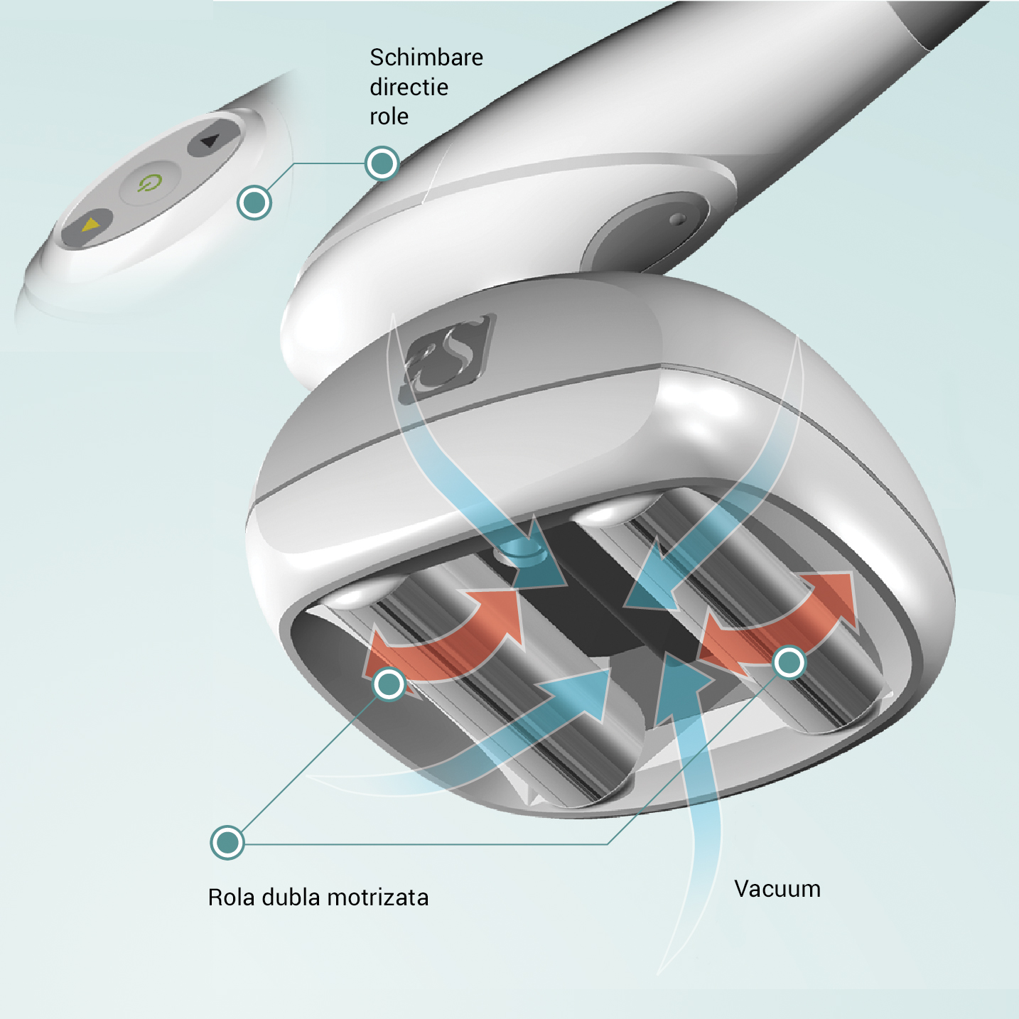 APLICATOR ROLE MOTORIZATE WELLSPA